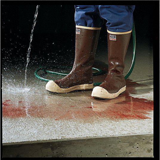 Rubber boots chemical store resistant